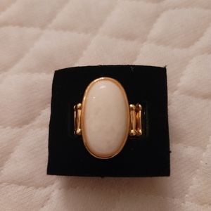 Gold Oval Fashion Ring